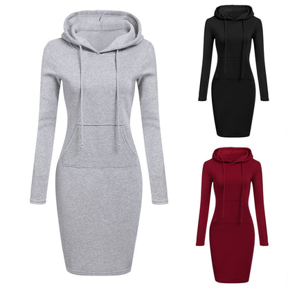 Hooded Bodycon Dress