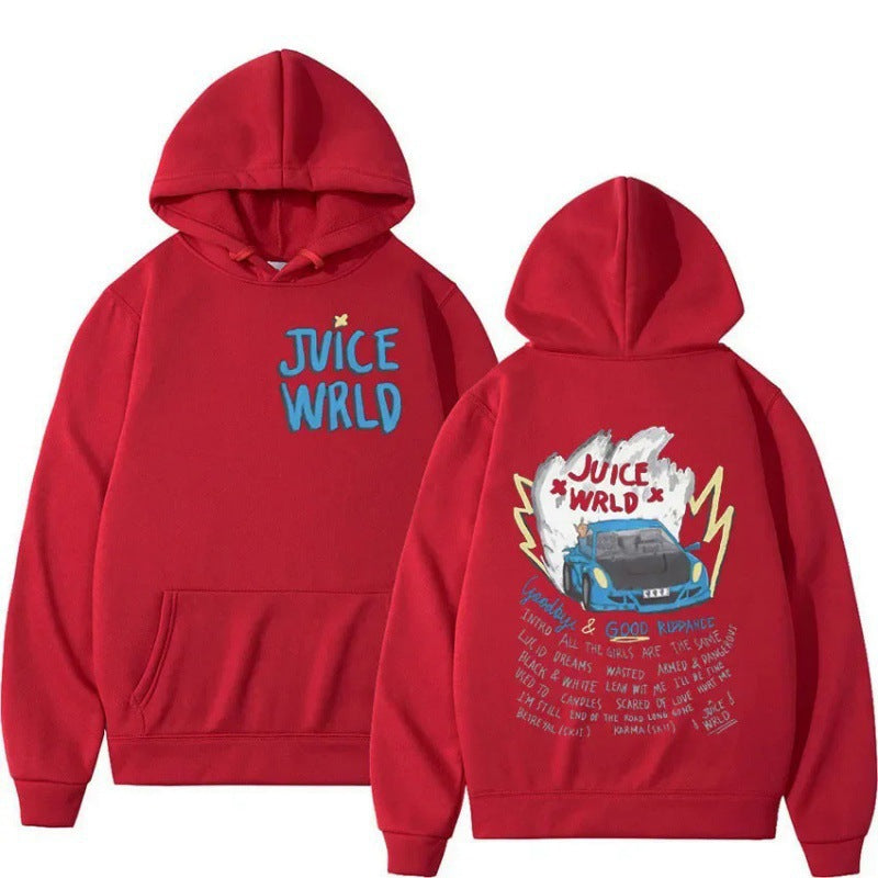 Juice W. Hits Song Hoodie - Unisex Fashion Graphic Pullover Sweatshirt for Streetwear Enthusiasts