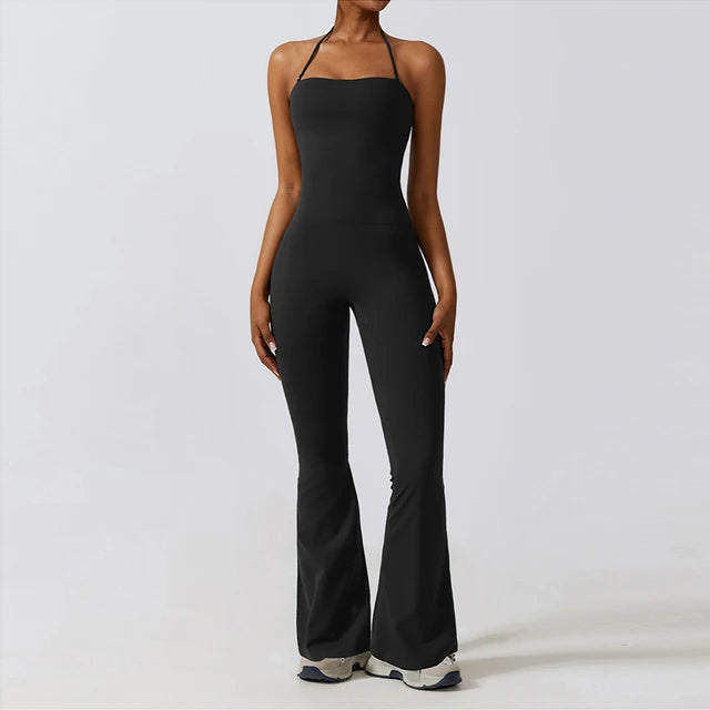 One-piece Flare Jumpsuit