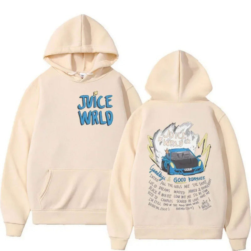 Juice W. Hits Song Hoodie - Unisex Fashion Graphic Pullover Sweatshirt for Streetwear Enthusiasts