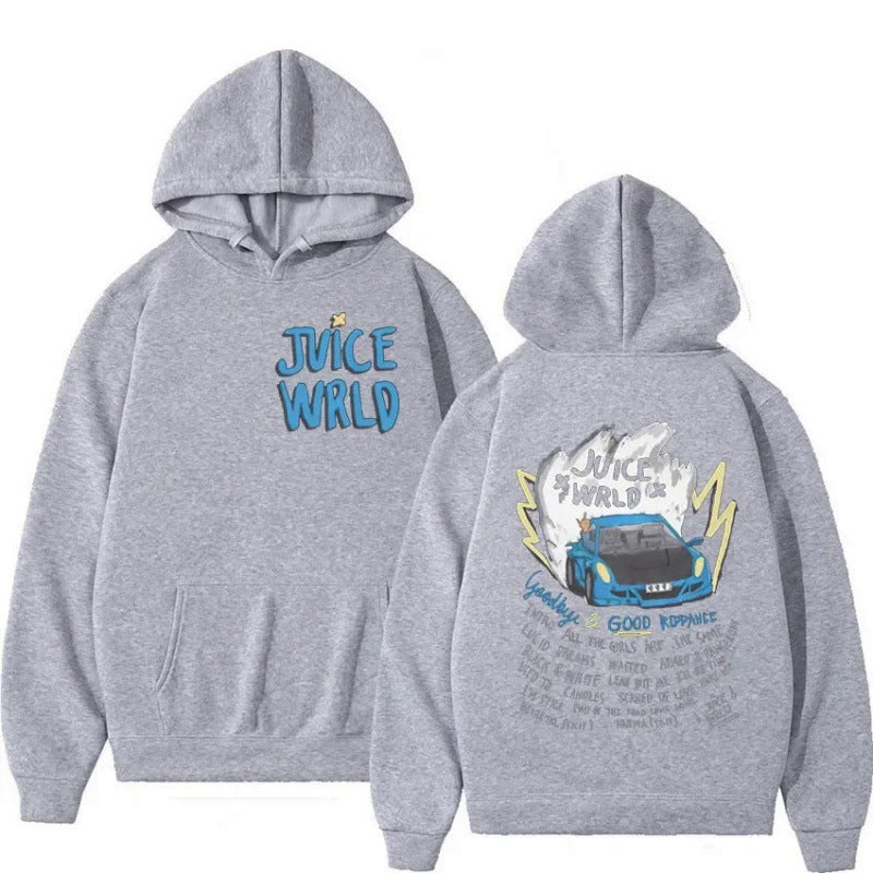 Juice W. Hits Song Hoodie - Unisex Fashion Graphic Pullover Sweatshirt for Streetwear Enthusiasts