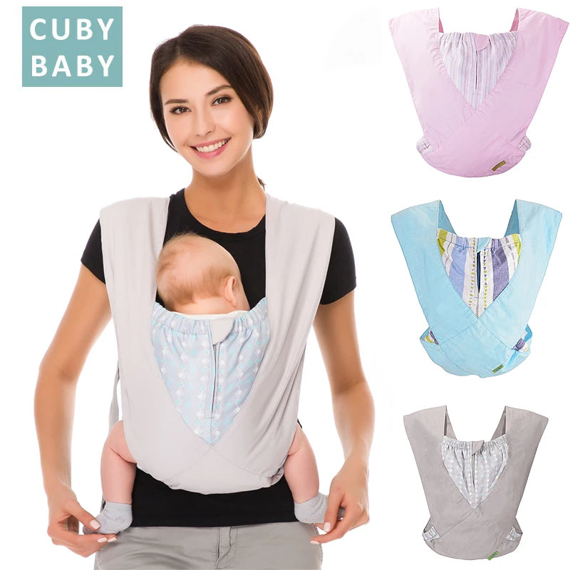 Ergonomic Cotton Baby Carrier Backpack Sling – For Newborns & Toddlers