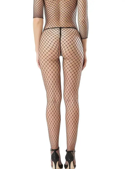 Fishnet Hollow Bodystocking