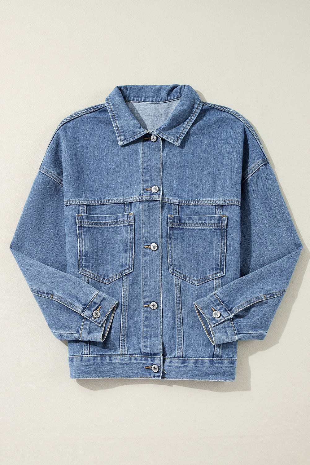 Washed Oversize Denim Jacket