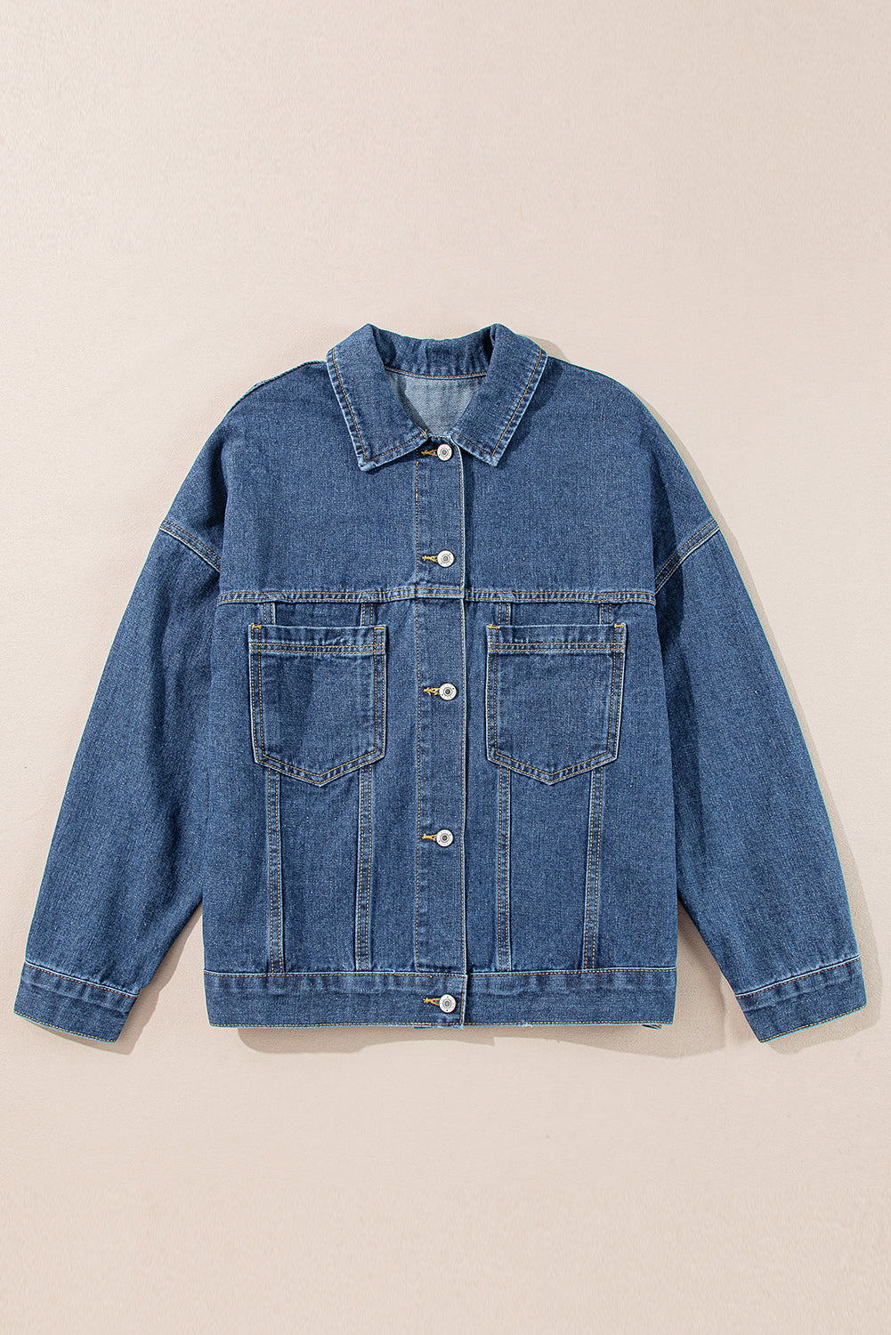 Washed Oversize Denim Jacket