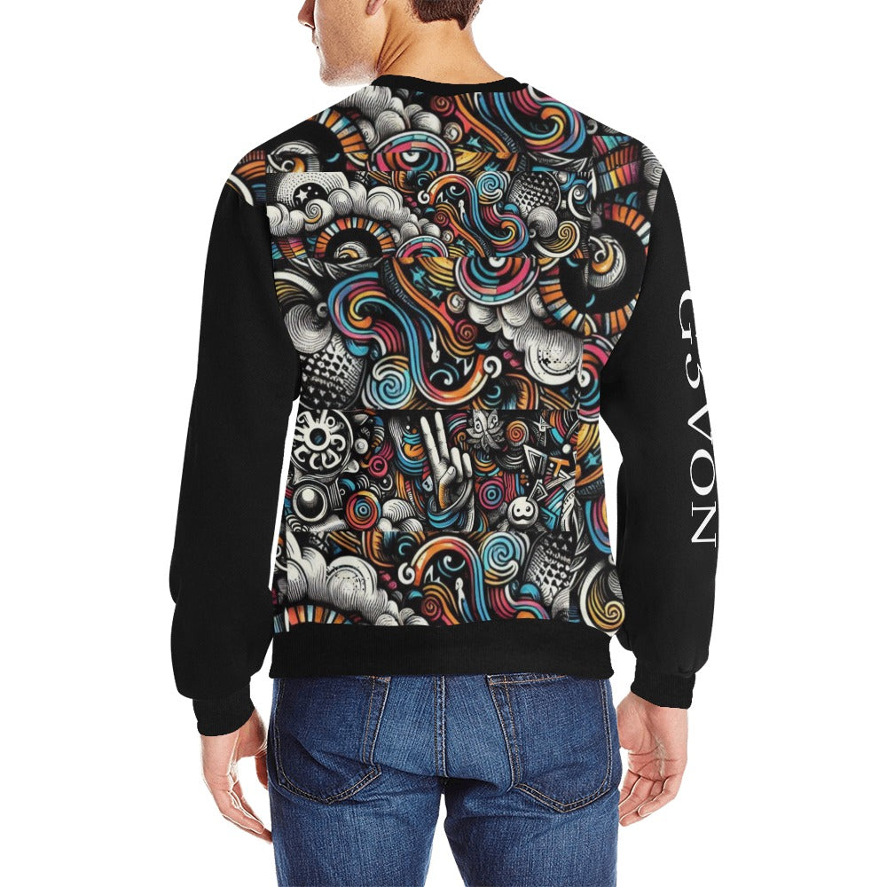 Gevon - Men's Crew Neck Sweatshirt