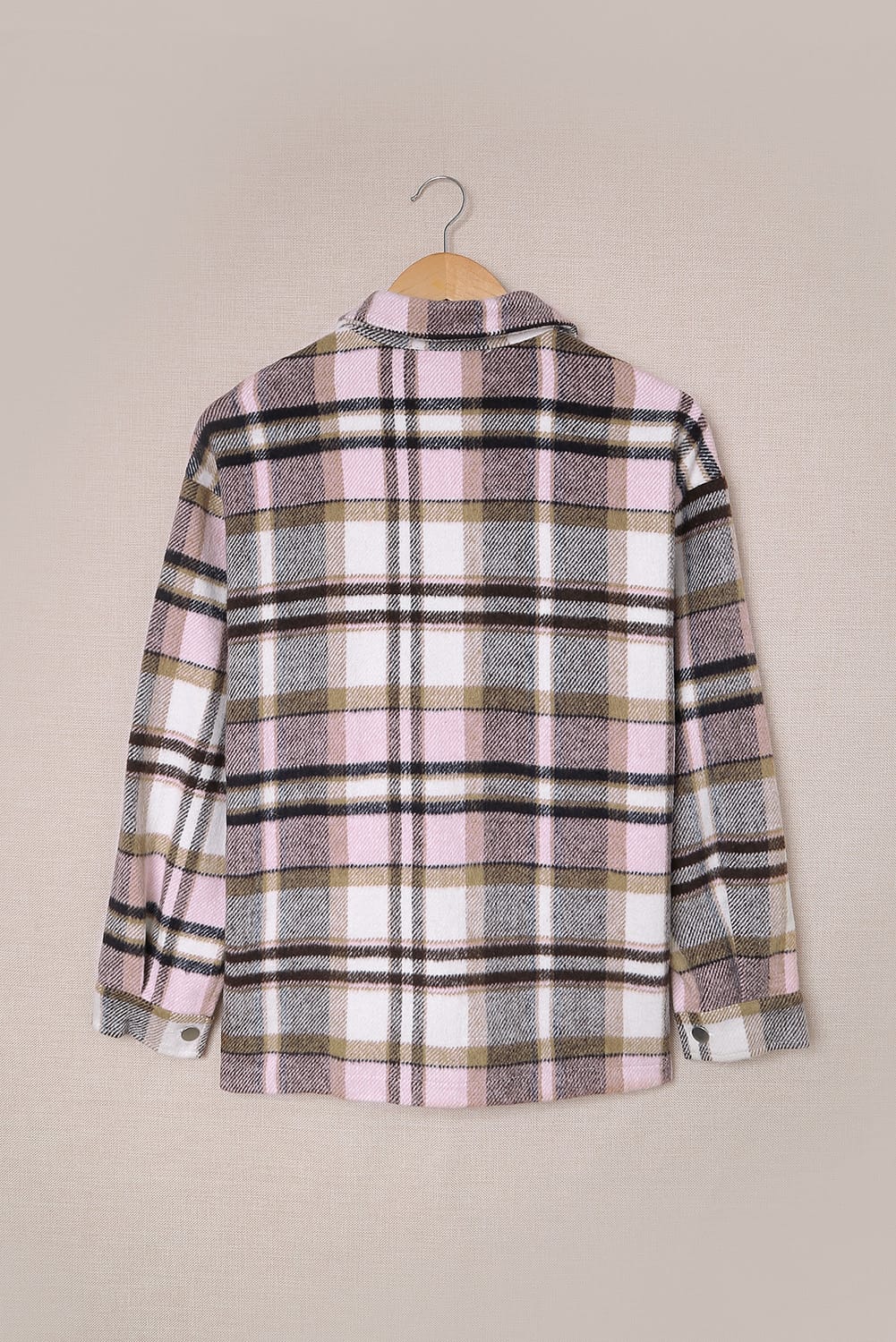 Geometric Plaid Shacket