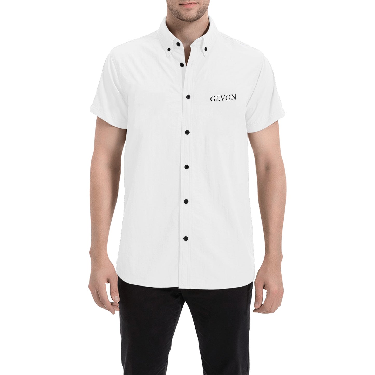 Gevon - Simple Short-Sleeve Shirt