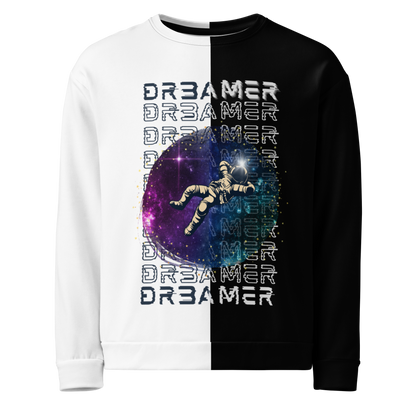 Gevon - Unisex Glitched DR3AMER Premium Colorblock Sweatshirt