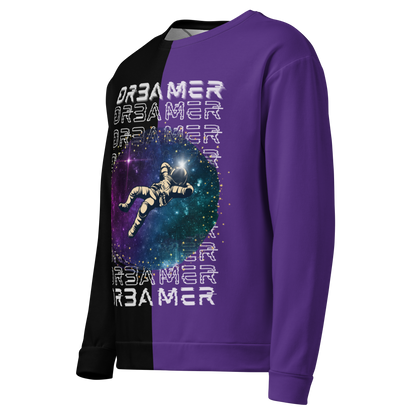 Gevon - Unisex Glitched DR3AMER Premium Colorblock Sweatshirt