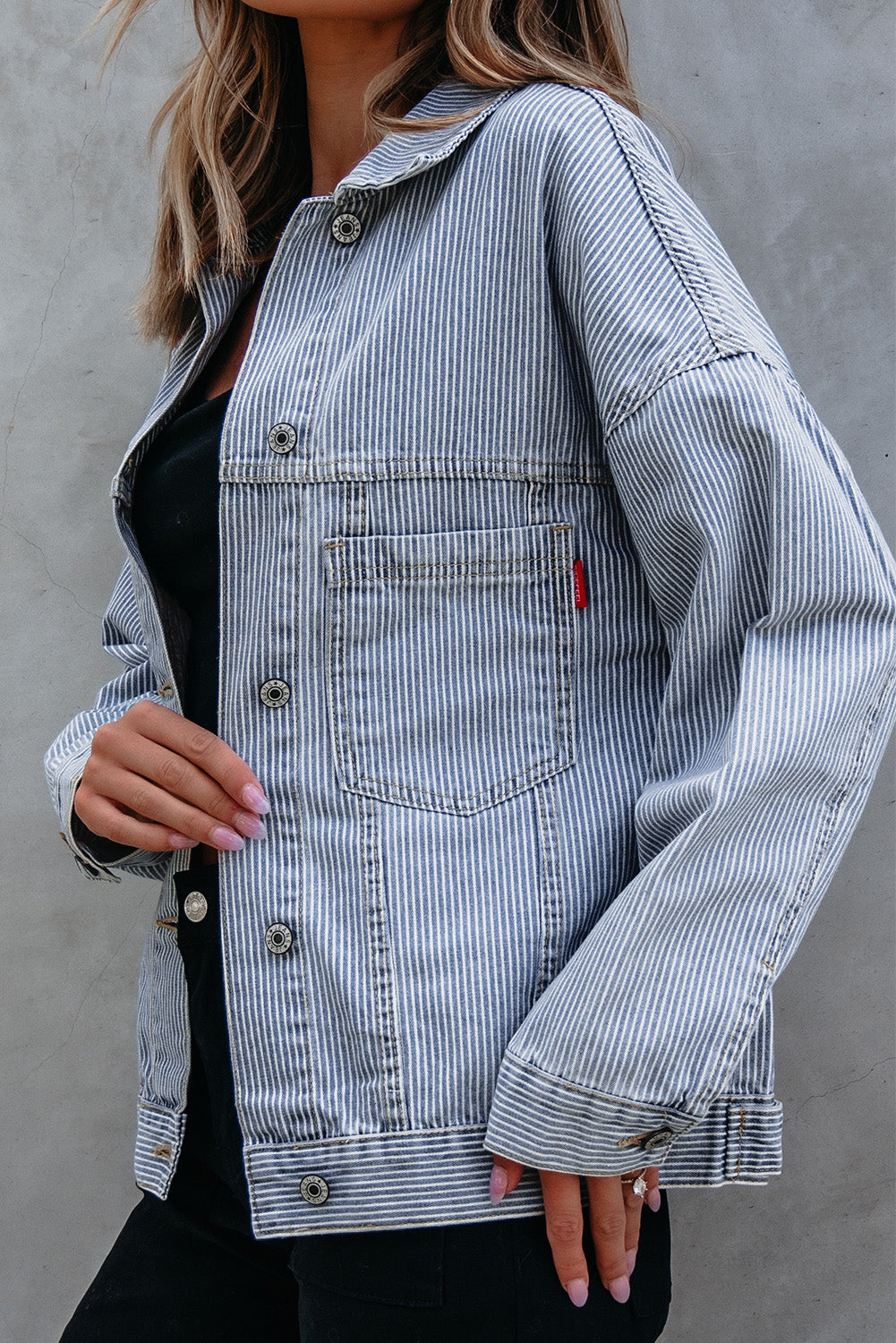 Washed Oversize Denim Jacket