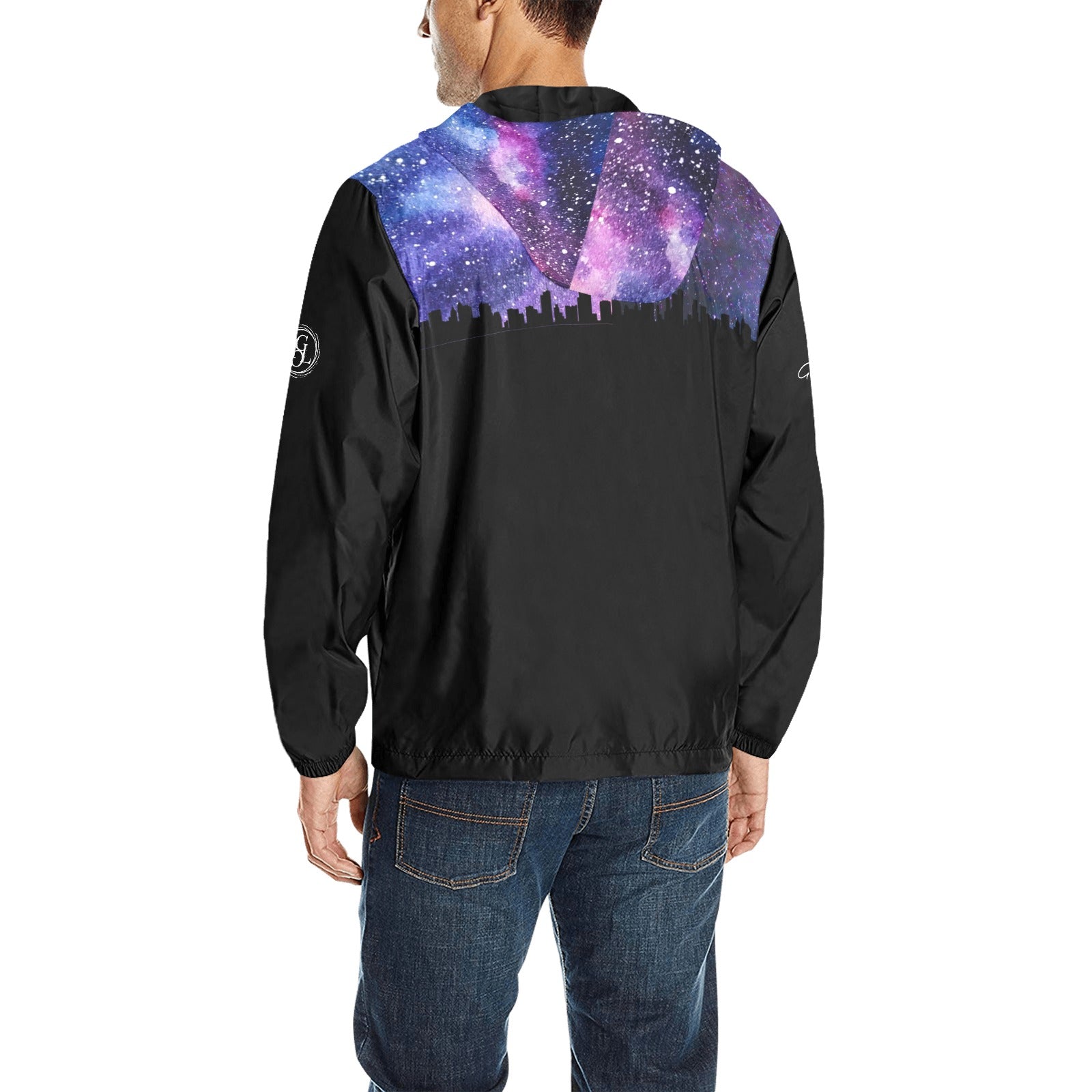 Gevon - Galaxy Dr3amer Quilted Windbreaker.