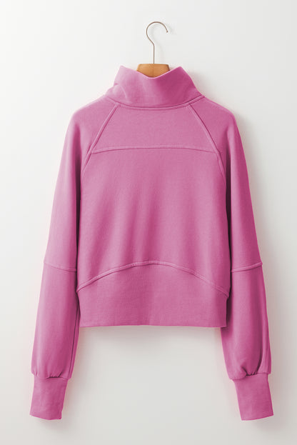 Fleece Lined Thumbhole Sweatshirt