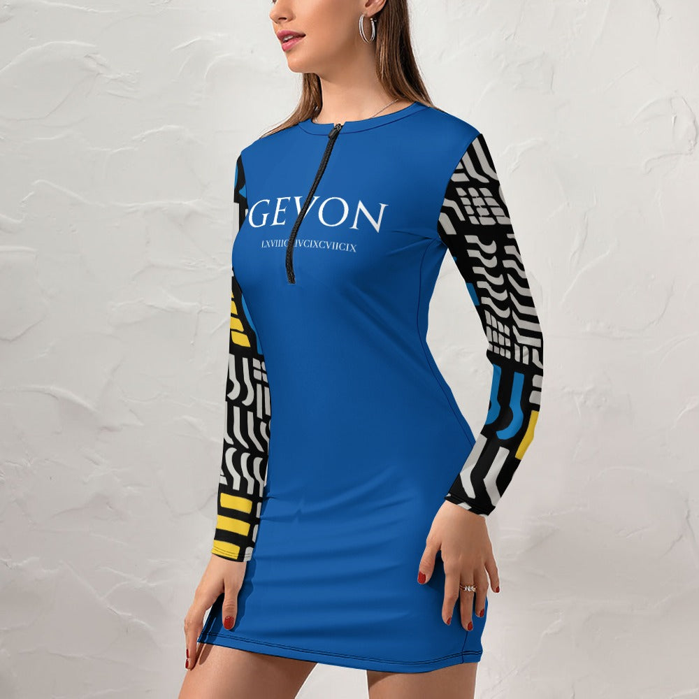 Gevon - Long Sleeve Dress