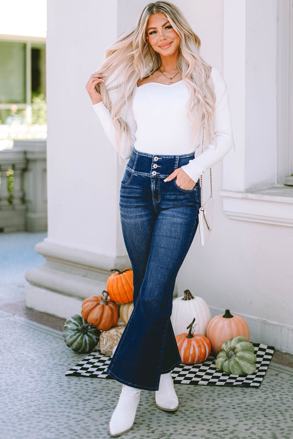 Wide Flare Jeans