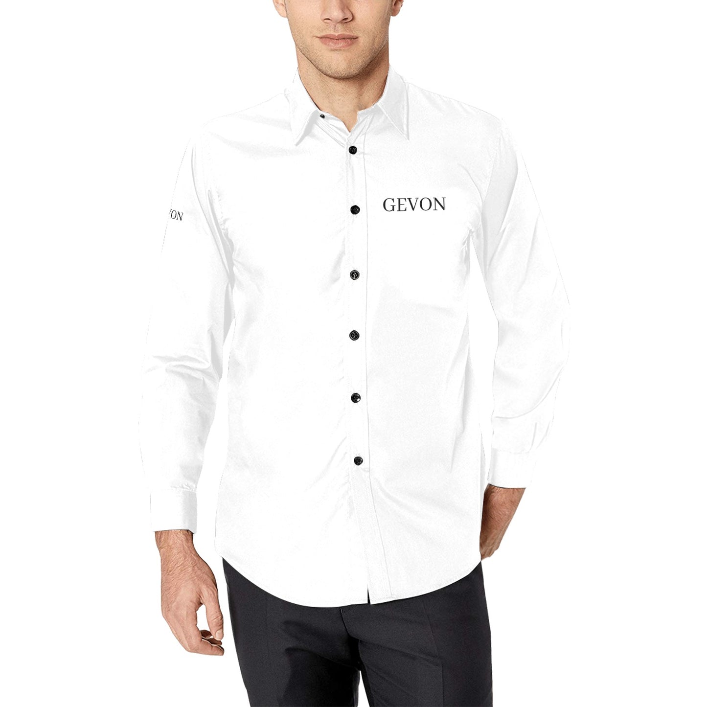 Gevon - Simple Long-Sleeve Shirt