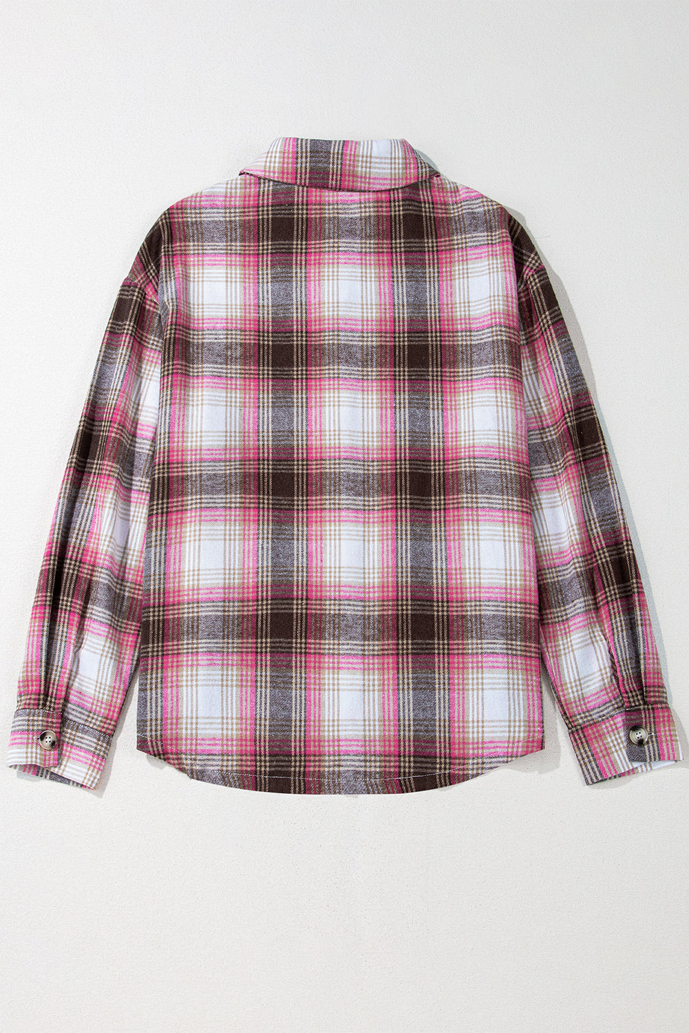 Plaid Button Up Shacket