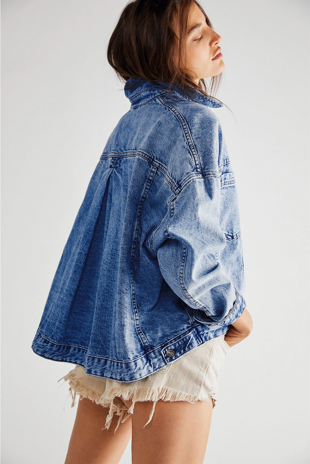 Washed Oversize Denim Jacket