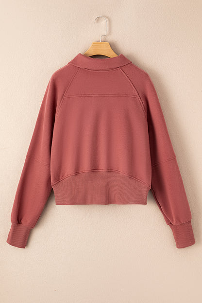 Fleece Lined Thumbhole Sweatshirt