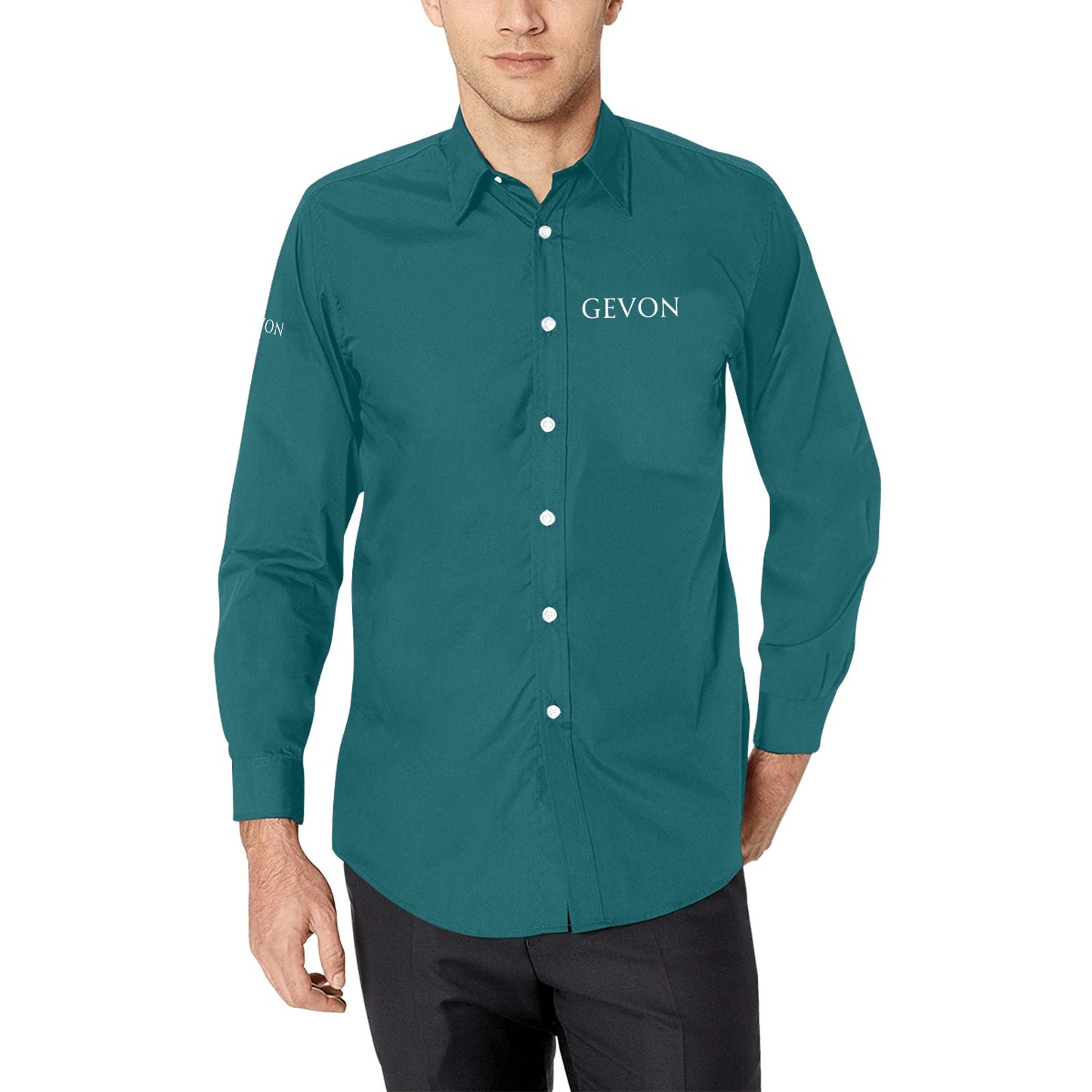 Gevon - Simple Long-Sleeve Shirt