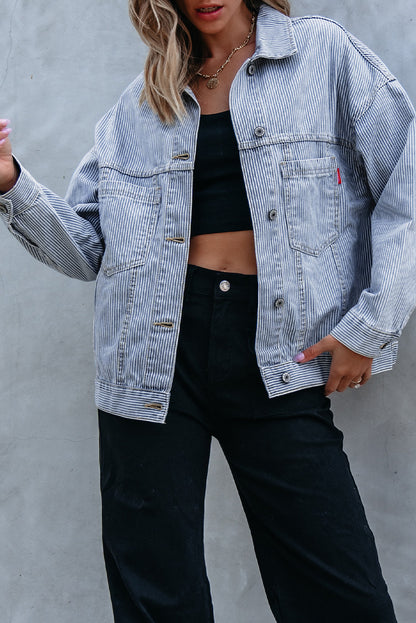 Washed Oversize Denim Jacket