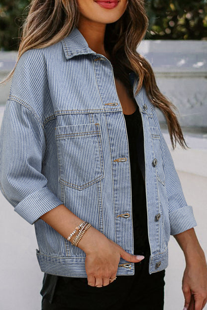 Washed Oversize Denim Jacket