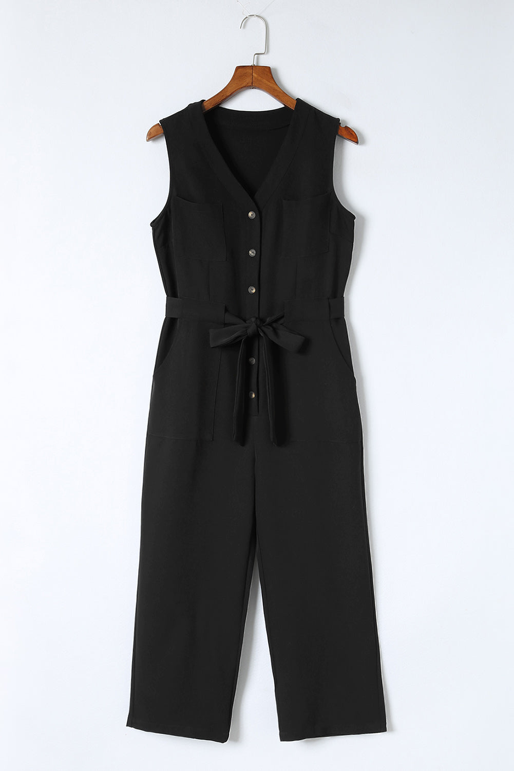 Sleeveless Cropped Jumpsuit