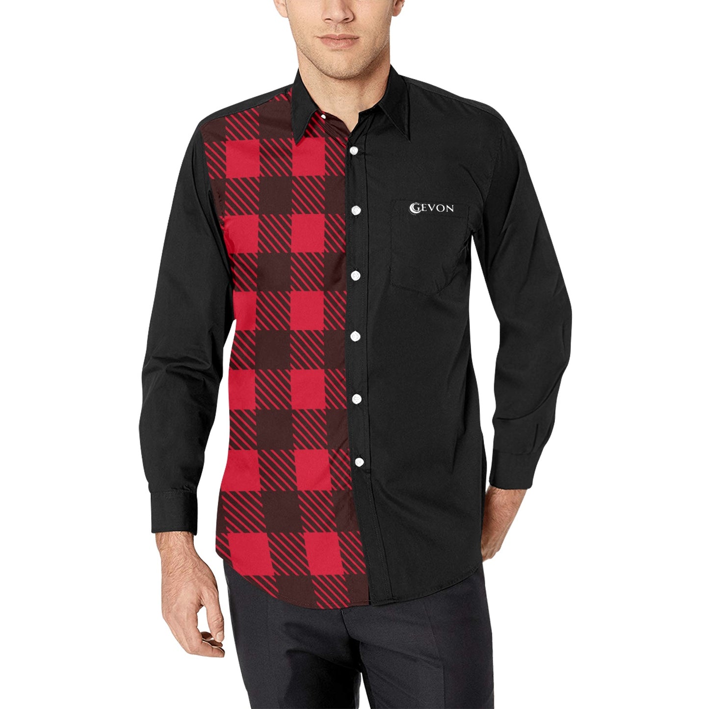 Gevon - Long Sleeve Button Down