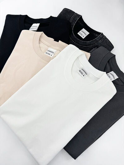 Men's Round Neck Short Sleeve T-Shirt.