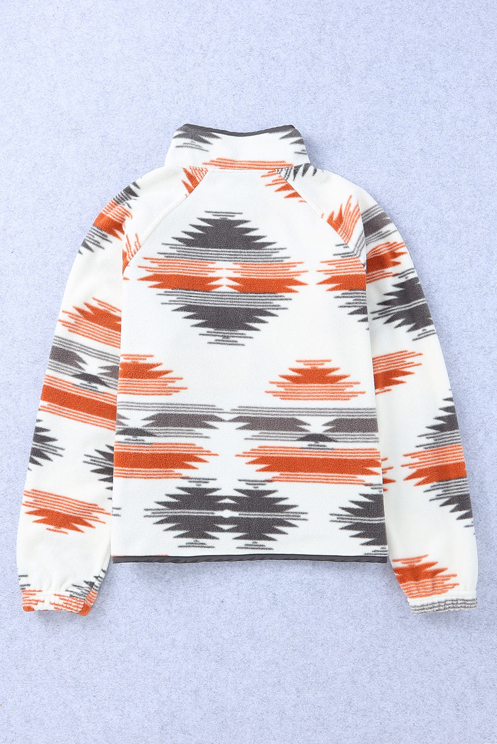 Aztec Snap Button Fleece Jacket