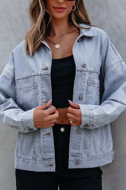 Washed Oversize Denim Jacket