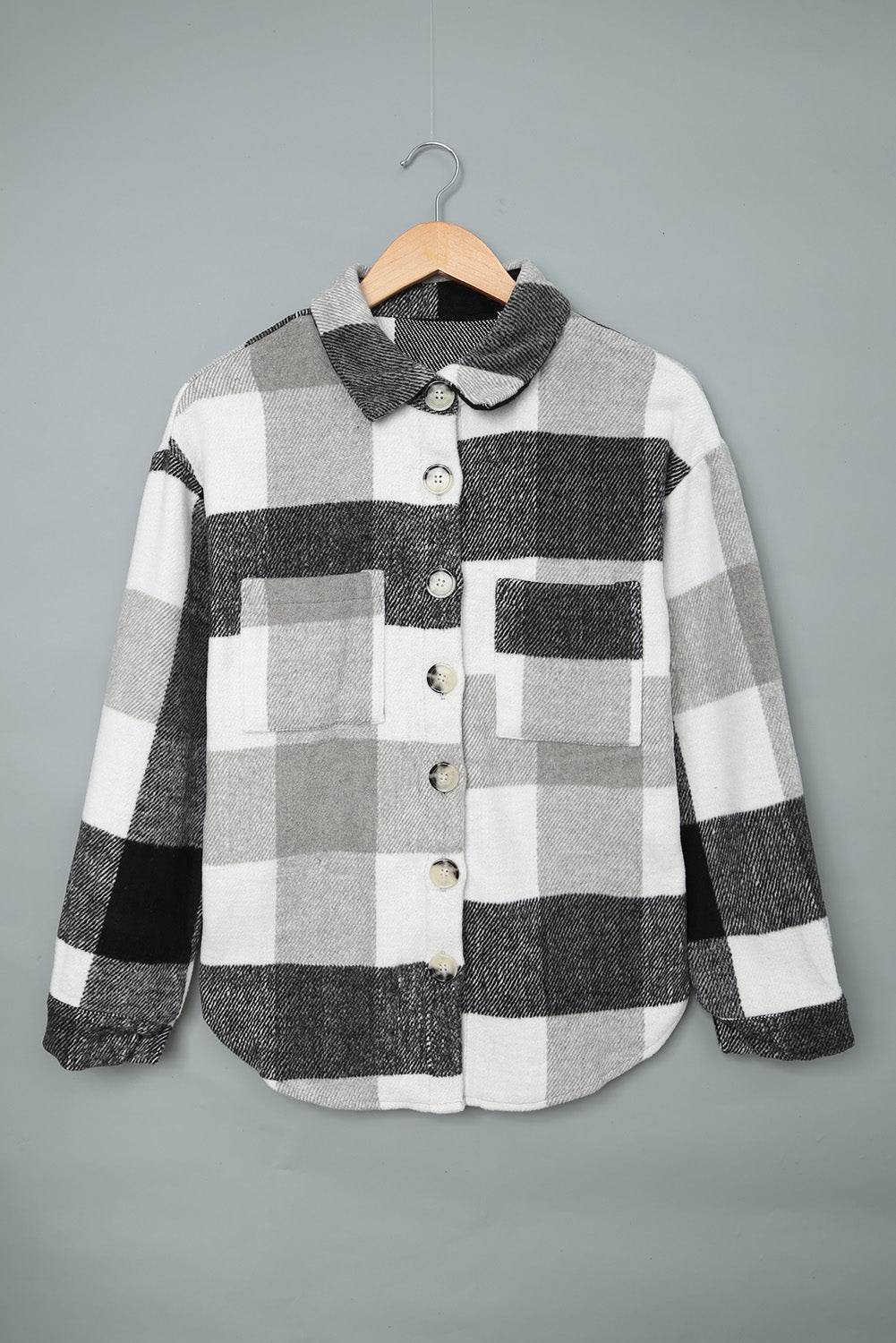 Plaid Color Block Jacket