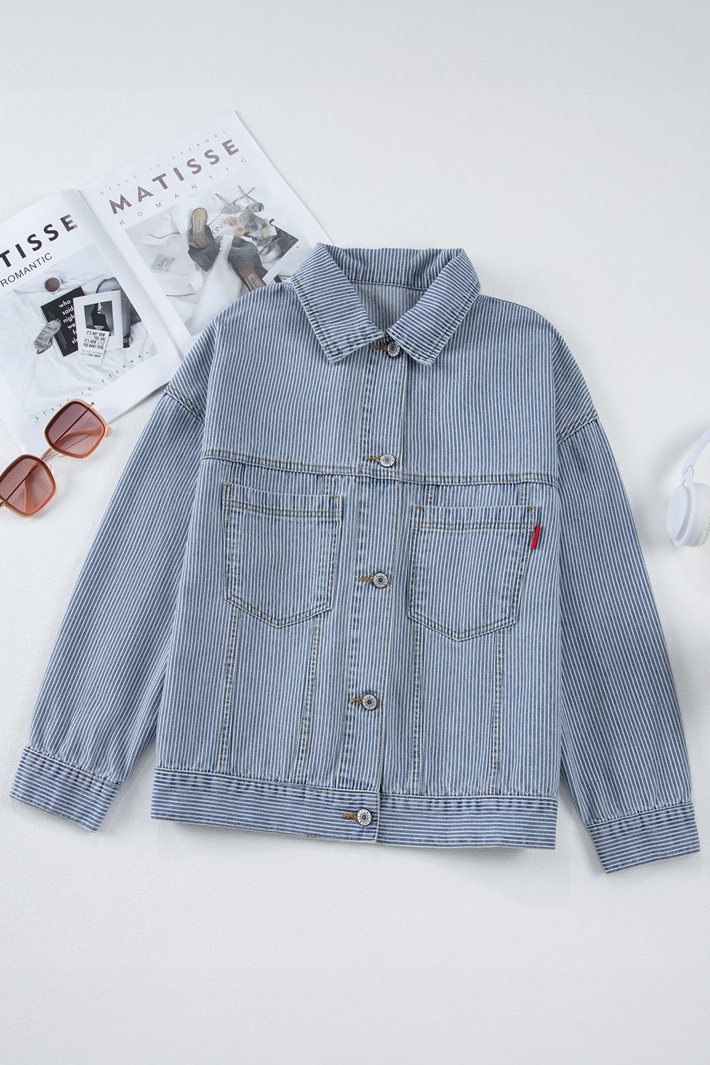 Washed Oversize Denim Jacket