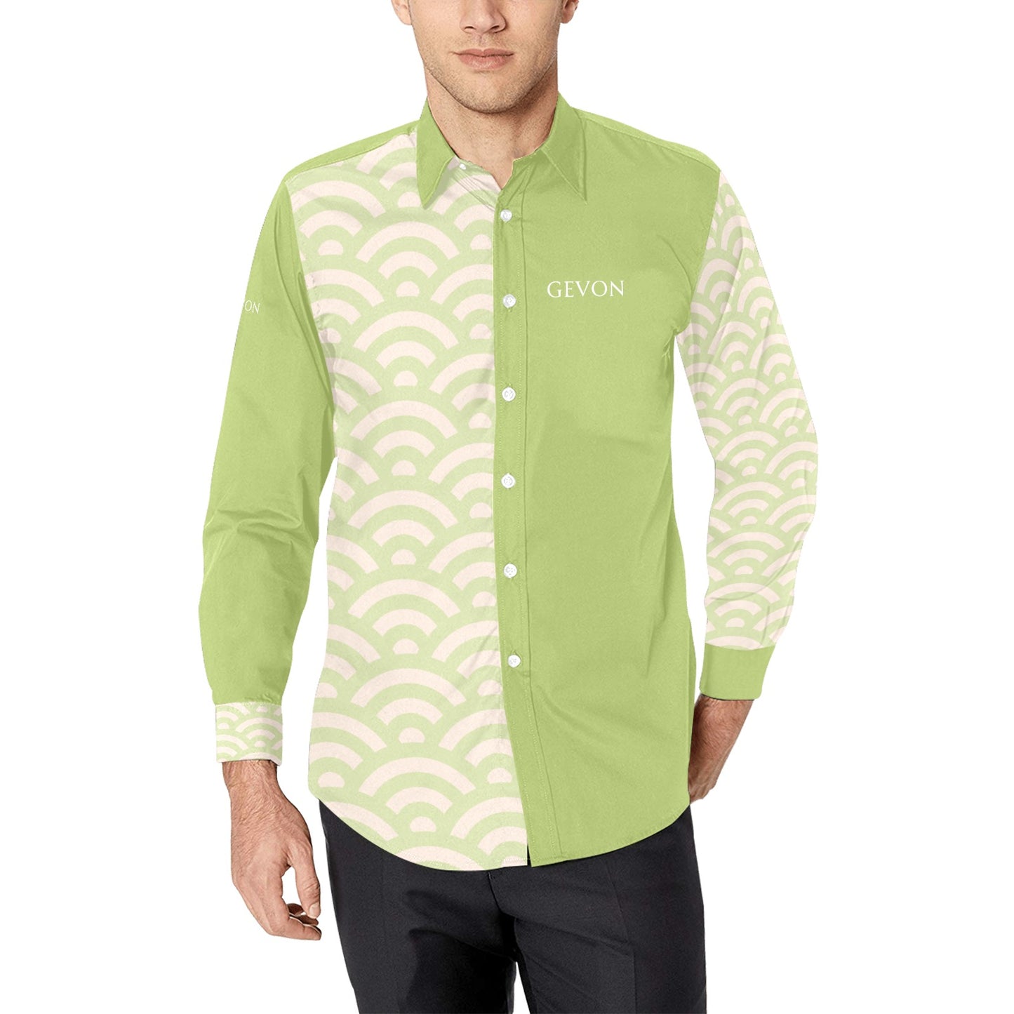 Gevon - Geo Long-Sleeve Shirt