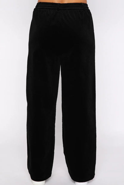 Drawstring Wide Leg Pants