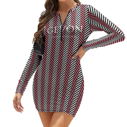 Gevon - Long Sleeve Dress