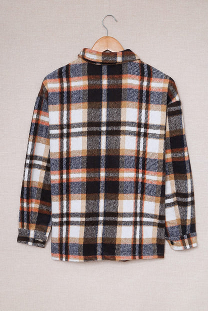 Geometric Plaid Shacket