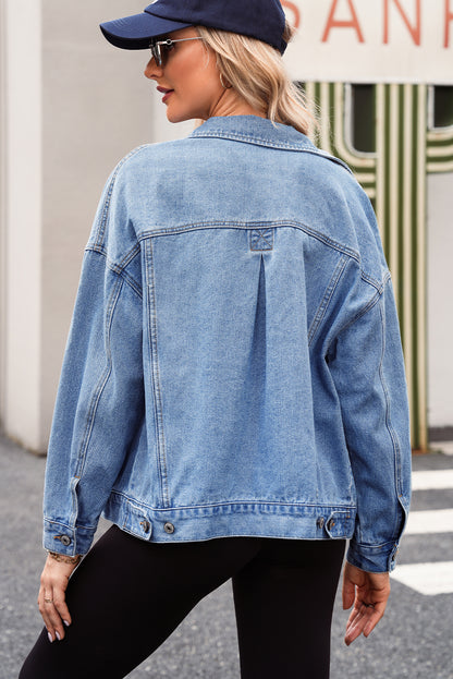 Washed Oversize Denim Jacket