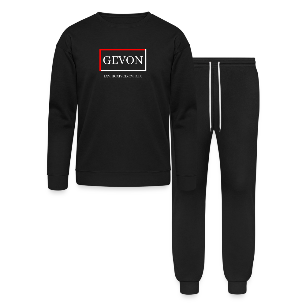 Gevon Uni Lounge Wear Set - black