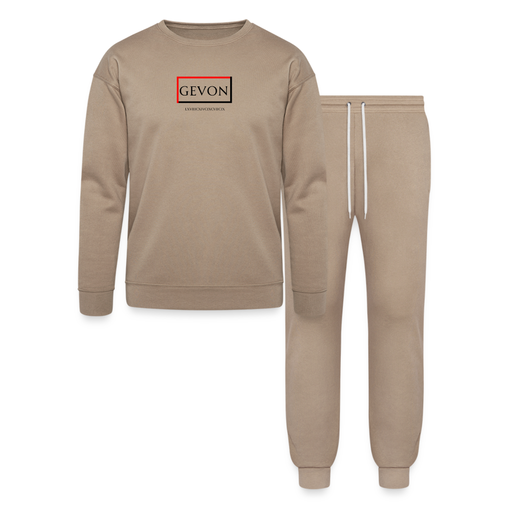 Gevon Uni Lounge Wear Set - tan