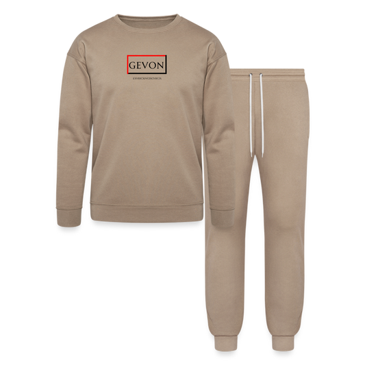 Gevon Uni Lounge Wear Set - tan