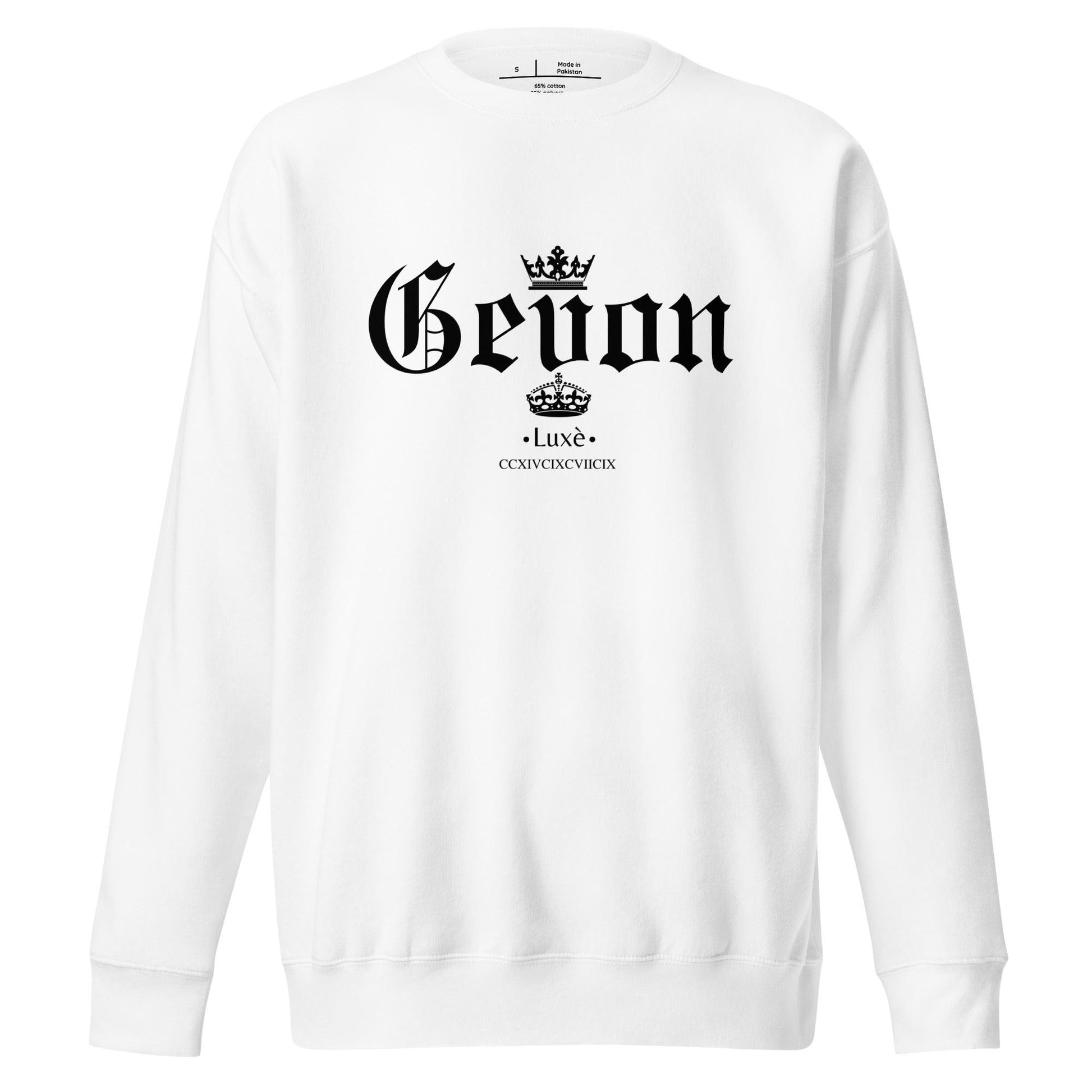 Gevon Luxè - Unisex Sweatshirt - Gevon Luxé by The Luxstop